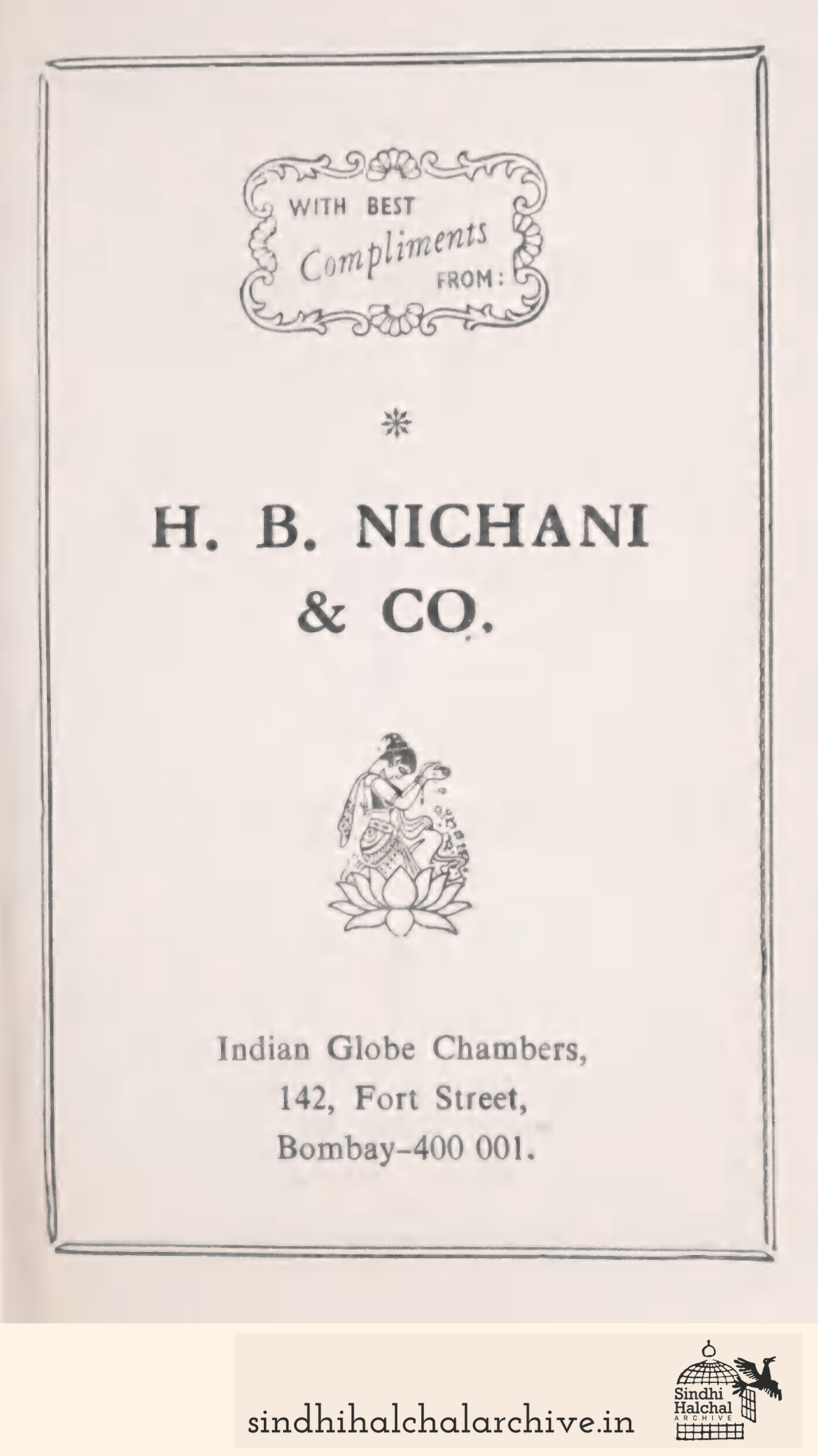 Image of AD H. B. Nichani & Co.